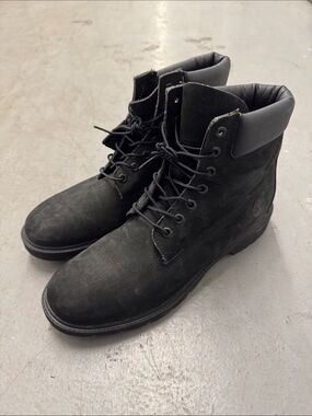 Timberland Men's Black Premium Waterproof Lace-Up Boots